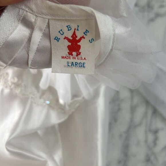Rubie's Girls Wedding Dress Costume White Dress Sz Youth Large - Picture 5 of 8